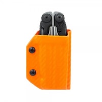 Clip & Carry Kydex Sheath: Leatherman Surge - Orange Carbon Fibre