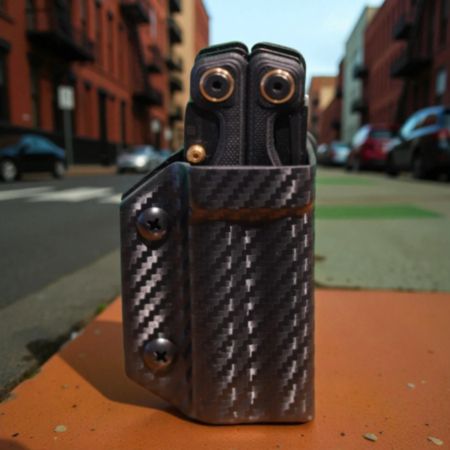 Clip &amp; Carry Kydex Sheath: Fits Leatherman Wave Alpha